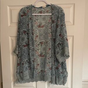 Mason & Belle Floral Kimono Cardigan